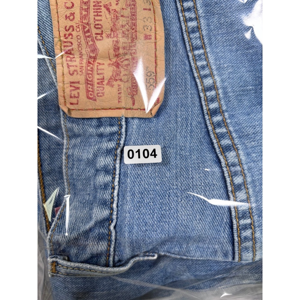 Levis 559 Mens Relaxed Straight Leg Jeans Medium Wash Blue 33x34 005590754 - Picture 11 of 11